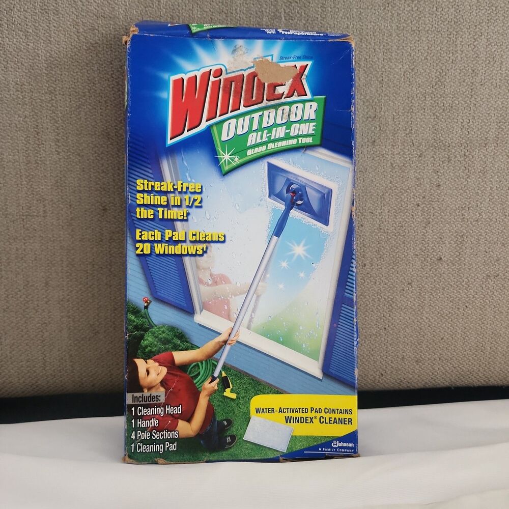 Windex Outdoor All-In-One Glass Cleaning Tool Starter Kit NEW 2010 Discontinued